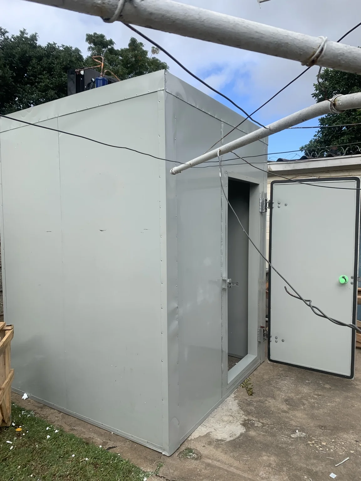 Completed cold room enclosure in Palmerstone Mutare